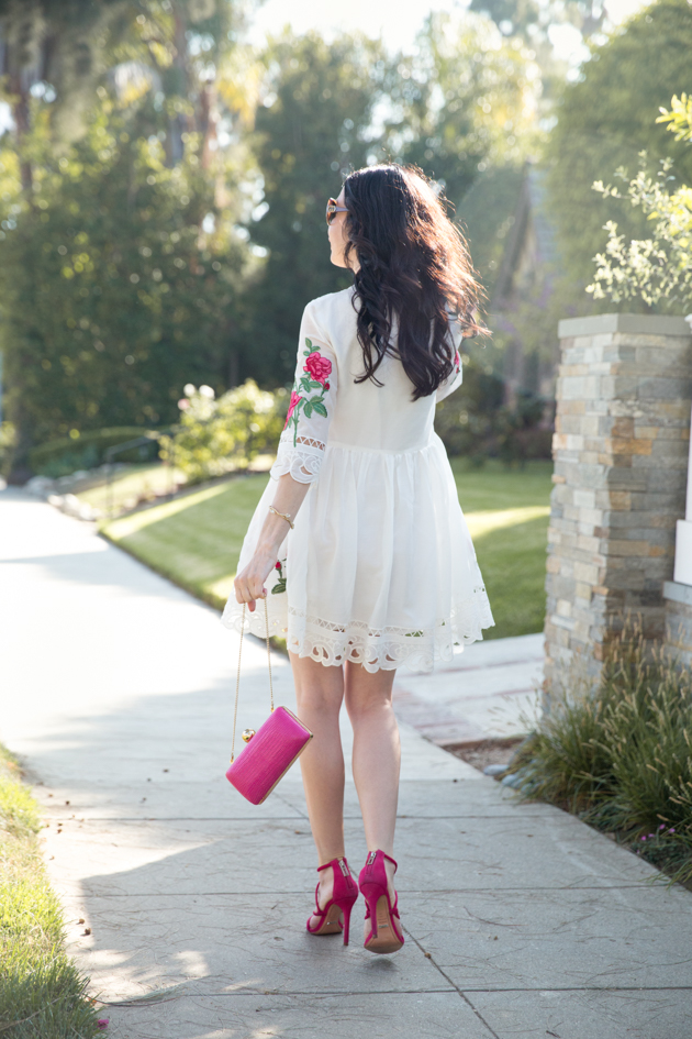 Rose Embroidered Dress