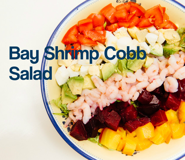 Bay Shrimp Cobb Salad with Paleo Dressing