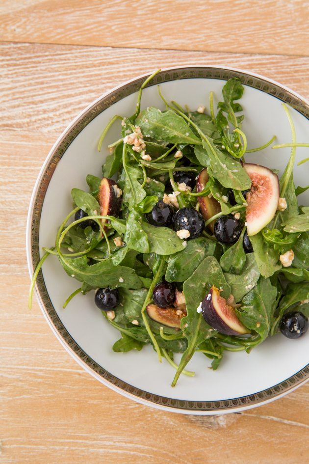 Blueberry, Fig and Goat Cheese Salad Recipe by Pretty Little Shoppers Blog