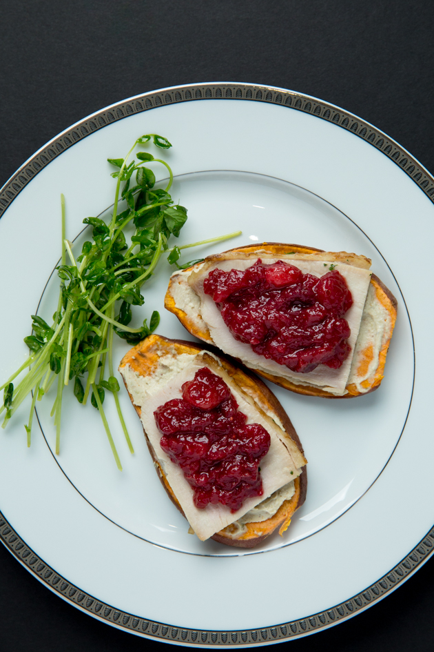 Turkey and Cranberry Sweet Potato Toast - Pretty Little Shoppers Blog
