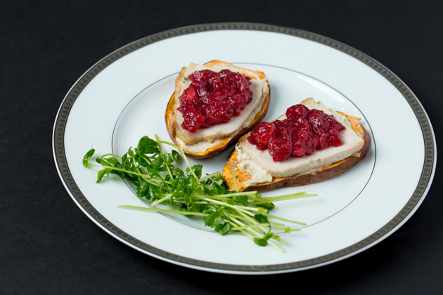 Turkey and Cranberry Sweet Potato Toast - Pretty Little Shoppers Blog
