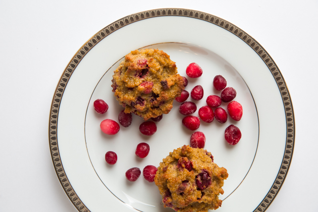 Gluten-Free Pumpkin Cranberry Muffins