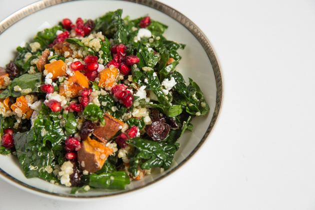 Winter Salad with Quinoa, Sweet Potatoes and Kale - Pretty Little Shoppers Blog