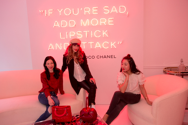 Lisa Valerie Morgan, Fernanda Romero and Sheree Ho at the Chanel Beauty House